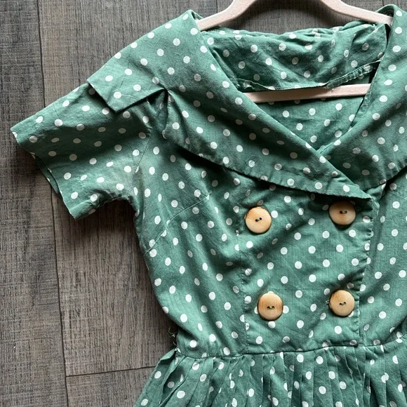 Handmade vintage 50s style dress size XS/S - Picture 4 of 8